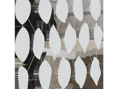 Metal panel Cybele 70x68 3D model