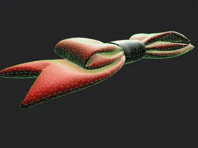 Bow 04 Low-poly 3D model