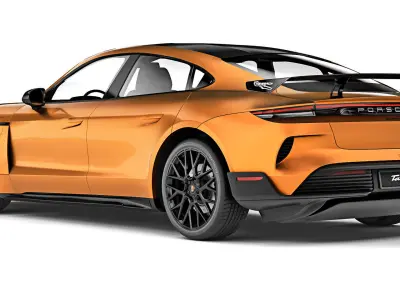 Porsche Taycan Turbo GT 2025 3D model