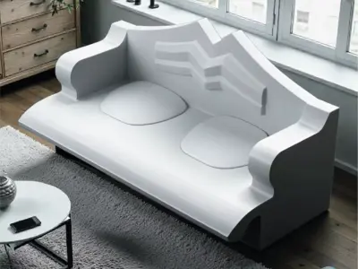 STL Morfix3D Stellaris 01 - ORION Sofa - 3D Model 3D print model