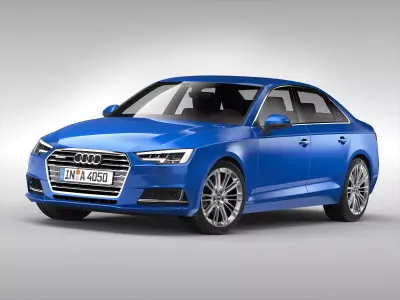 Audi A4 2016 3D model