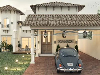 Classic House Exterior 3D model