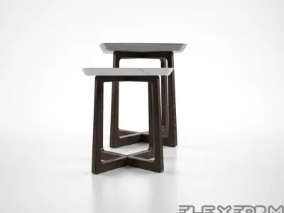 Flexform Gipsy Sidetables 3D model