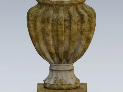 Garden urn planter33 3D model