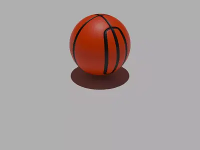 Basket Ball model Free 3D model