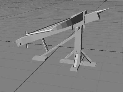 Medieval War Machine - Ballista 3D model