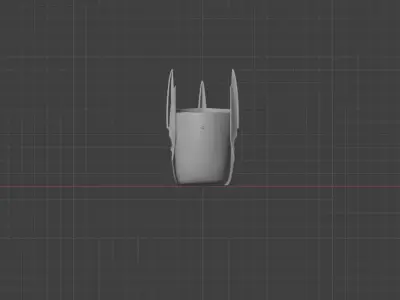 Dark Lords Helmet Sauron candle holder 3D print model