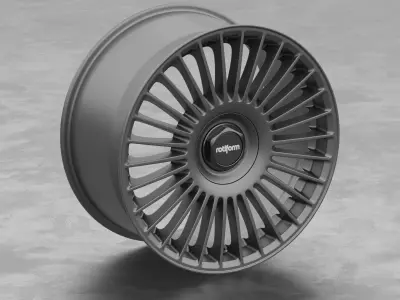 Rotiform GRZ Wheel 3D Model 3D model