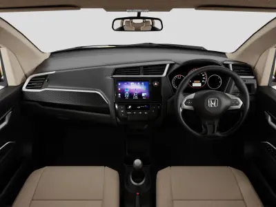 Honda Brio Satya 2020 With Interior HQ Low Poly Low-poly 3D model