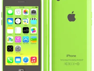 Apple iPhone 5c green 3D model