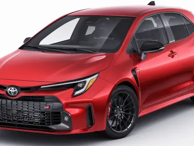 Toyota GR Corolla 2023 2 versions 3D model