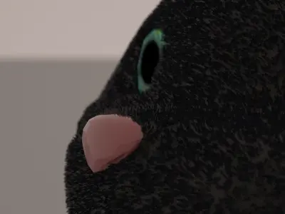 Kitten cat 3D model