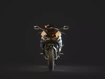 Base model CF Moto 675 SR R 2025 3D model