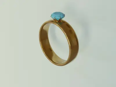 Luxury Ring 3D model purchase