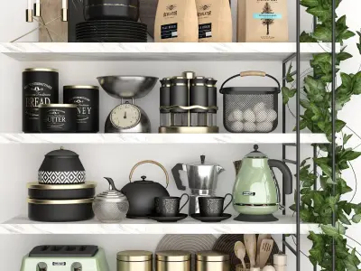 Kitchen accessories 009 3D model