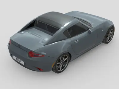 Mazda MX5 Mk4 2016 Low-poly 3D model