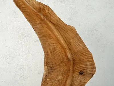 Decorative Leaf Shaped Stand Decor 3D model