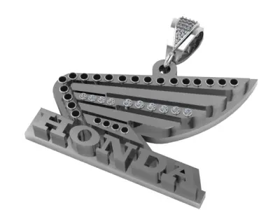 Honda pendant  3D print model