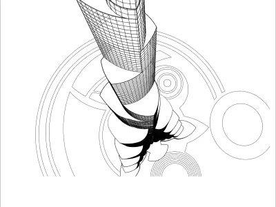 Burj Khalifa Revit  3D model
