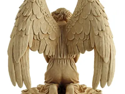 angel prayer 3D model