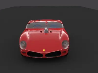 1961 Ferrari 250 TRi61 Spyder Fantuzzi 3D model