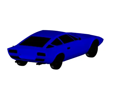 Maserati Khamsin  3D model