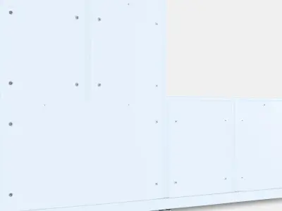 NORDLI Chest of 10 drawers Low-poly 3D model