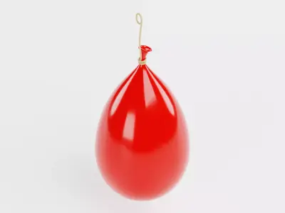 Water Balloon - Optimized for Blender Physics Simulations Low-poly 3D model