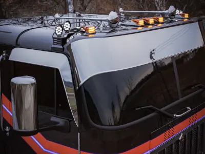 International 9600 Cabover Truck Custom JD Edition 3D model