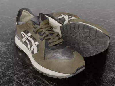 ASICS GEL GT-COOL 3D SHOES Low-poly 3D model