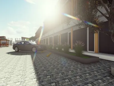 Rest Area Design - Baruharjo 3D model