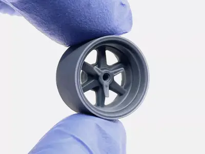 15x10 BRM6 Wheel and Brake 3D print model