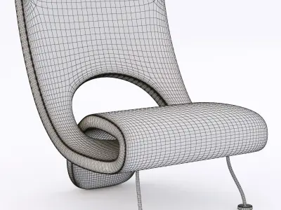 contemporary chair 3D model