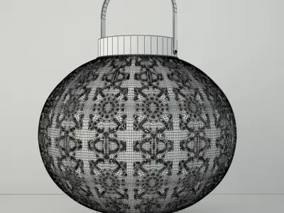 Filigree Lanterns 3D model
