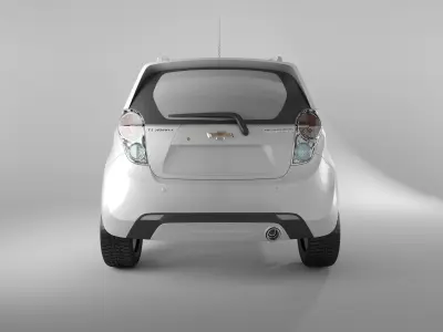 spark chevrolet - chevrolet Low-poly 3D model