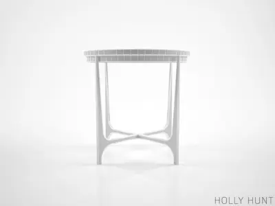 Holly Hunt Portia side table 3D model