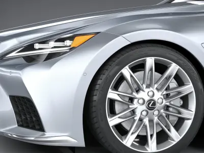 Lexus LS 2021 3D model