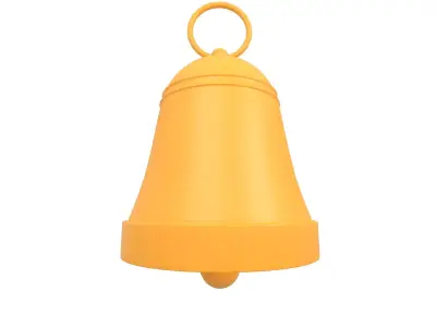 Bell v2 001 Low-poly 3D model