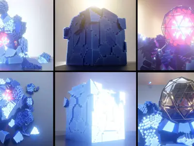 Placeholder-Cube Epileptic  Free 3D model