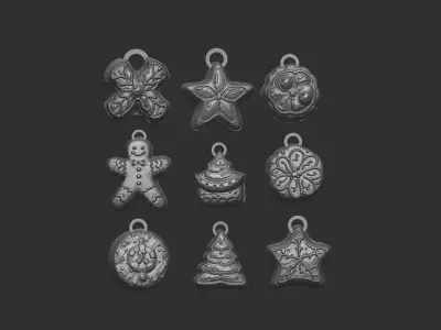 christmas decoration  3D print model purchase