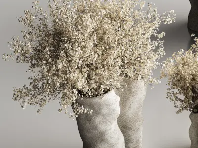 Bouquet collection set 011 3D model