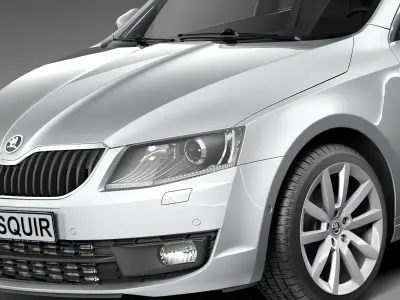 Skoda Octavia 2013 combi 3D model