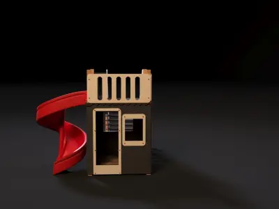 children playhouse pirates 3D model