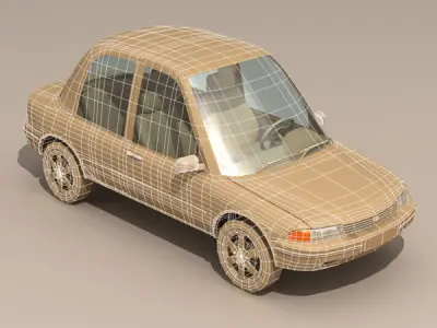 Cartoon Car 3D model