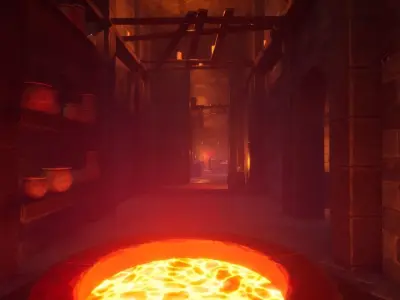 Modular Stylized Dungeon Unreal Engine 3D model