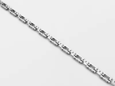 louis vuitton chain 3D print model