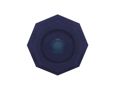Dumbbell - Hand Painted 3D model