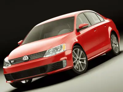 VW Jetta GLI 2012 3D model