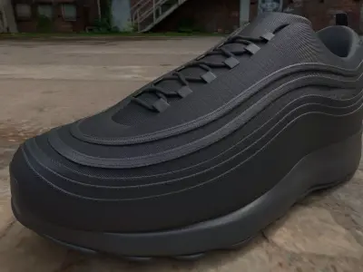 Shoes 3D model nike air max for gta 3D model