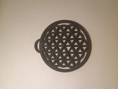 Flower of Life Pendant Free 3D print model
